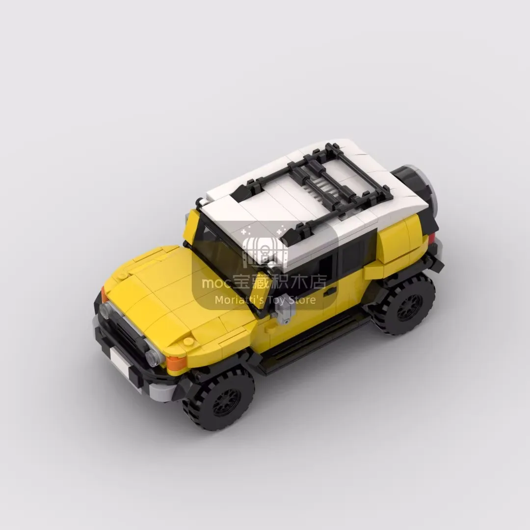 MOC-72513 CRUISER FJ racing sports car Vehicle Speed Champion Racer Building Blocks Brick Creative Garage Toys for Boys