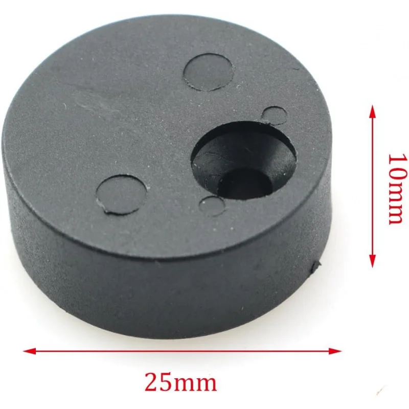 6PCS Disc Block Schiebe Scheune Tür Hardware Anti Jump Teile Einstellbare Stopper Pad Track