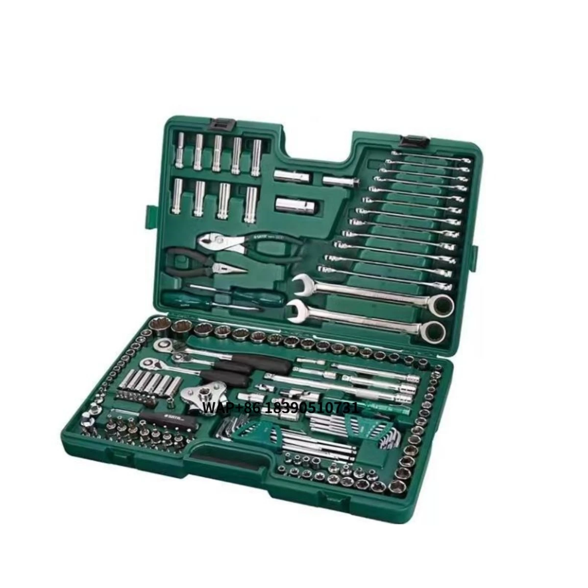 Mechanical Maintenance Tools Set 160pcs/ Set Socket Wrench Connector Nose Pliers Vehicle Repair Tools