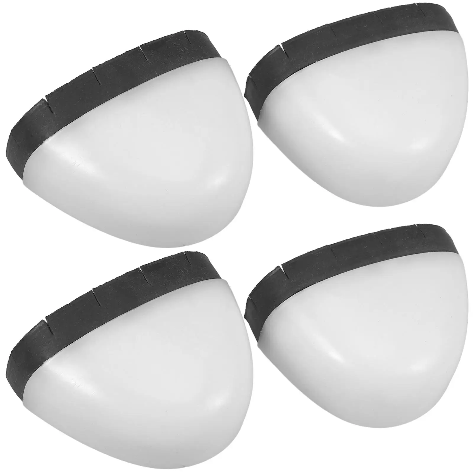 4 Pcs Safety Toe Caps Inserts Plastic Shoe Accessories White Work Boots Guard Lightweight Comfortable Compliant Standards