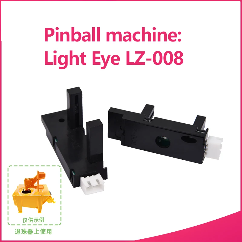 

Машина для пинбола Light Eye LZ-008 Втянутая бусина Черный корреляционный счетчик реакции Монетный игровой автомат Насадка