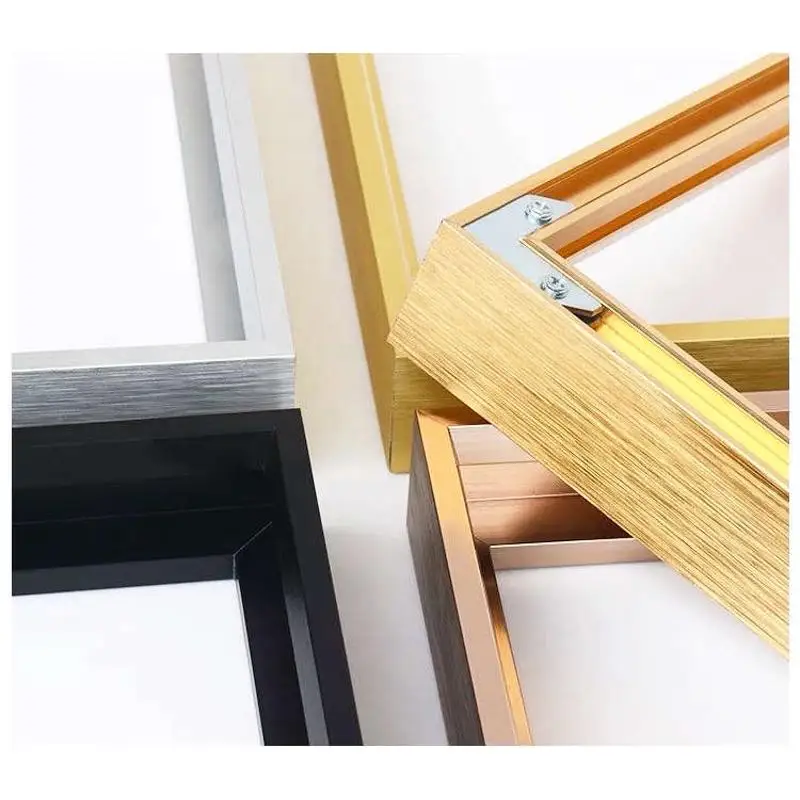 

Narrow Aluminum Alloy Picture Frame Photo Profile Advertising Frame Side Strip Poster Display Board