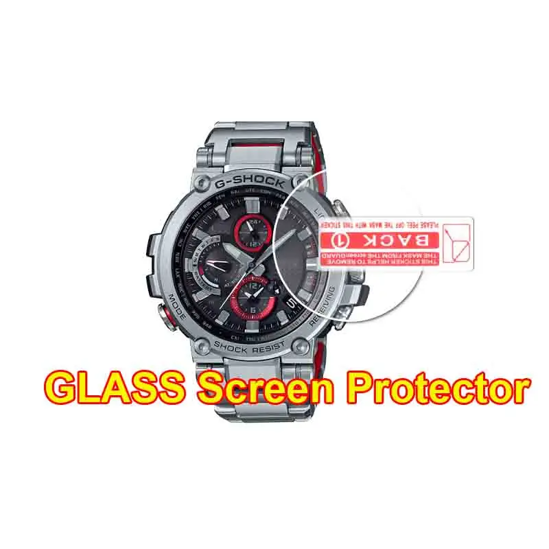 

2PCS/3PCS Glass Screen Protector For MTG-B3000-1AJF MTG-B3000BD-1A2JF MTG-B3000D-1A9JF MTG-B3000FR-1 Watch,2.5D Rounded Edges 9H