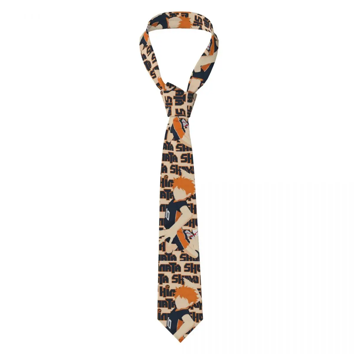 

Custom H-Haikyuues Hot Energetic Tie Men's Classic Silk Anime Necktie for Business