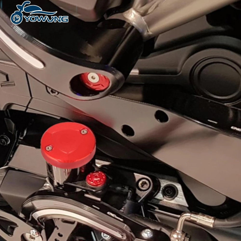 

Motorcycle Accessories For Ducati Multistrada 1200 S DVT Enduro 1260 Multistrada1200 Front Rear Brake Fluid Reservoir Cap Cover