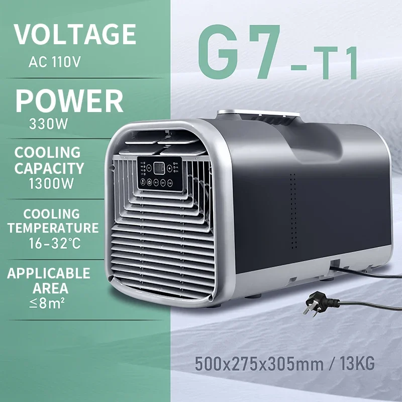 Piccola installazione e drenaggio liberi di refrigerazione del compressore del condizionatore d'aria integrato Mobile portatile