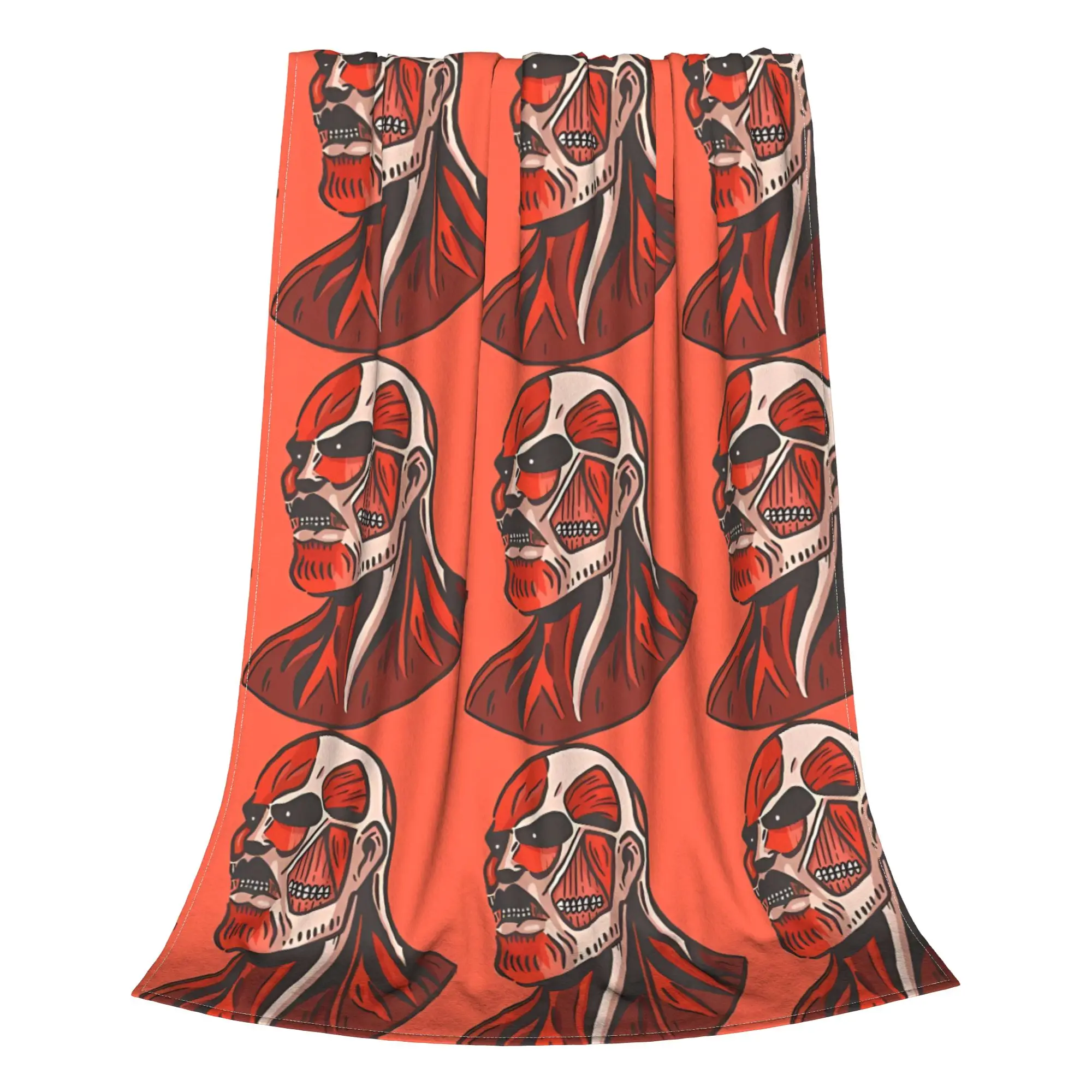 1PC Home Cute Room Decor Colossal Titan Blanket Throw Blanket aAttack on Titan Novelty Warm Blanket All Season