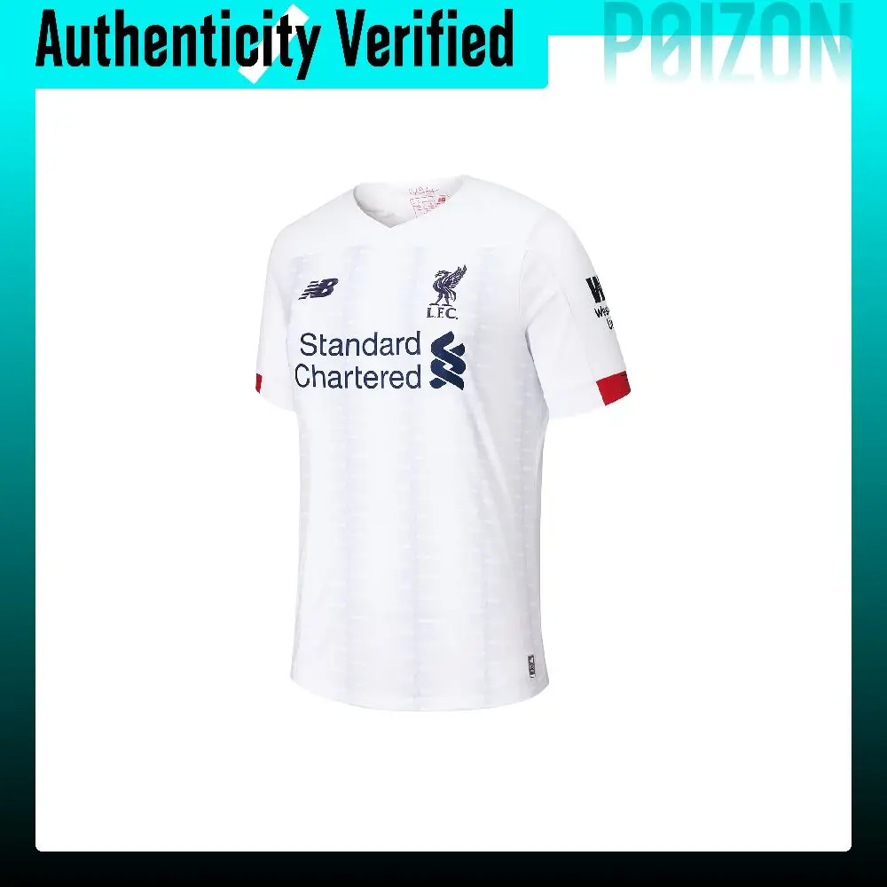 New Balance Liverpool FC Away SS Jersey 2019/20 Soccer Jersey Men's White MT930013-AWY