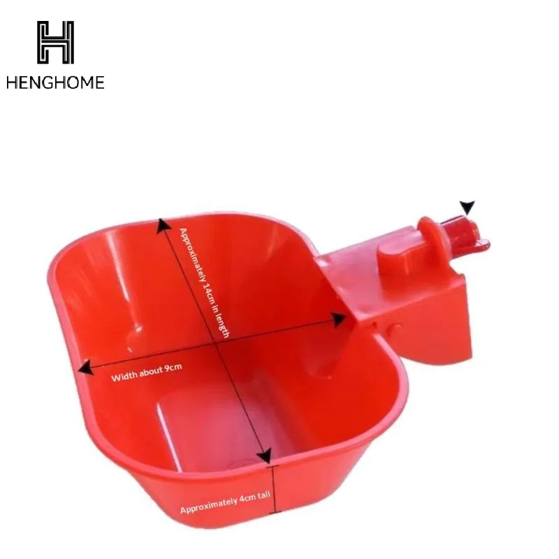 Automatic Poultry Drinking Bowls Square Enlarged Thicken Drinking Bowl for Cat Dog Chicken Duck Thread chicken feeder