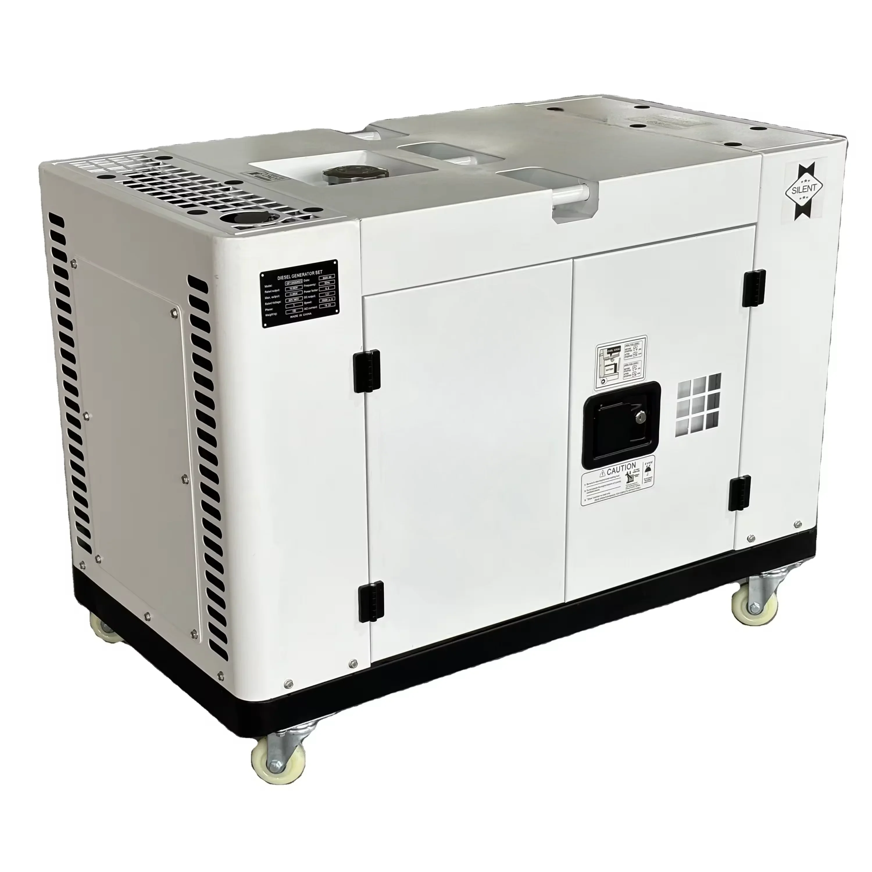 Factory Direct Sale 3KVA 5KVA 8KVA 10KVA Generator Silent Generator 5KW Rated Voltage 240V 230V