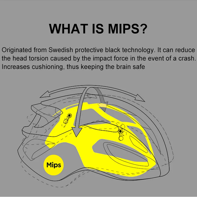 MOON Bike Helmet with Mips System Mountain Cycling Helmet Lightweight Impact Protection for Adult Outdoor Bike Riding