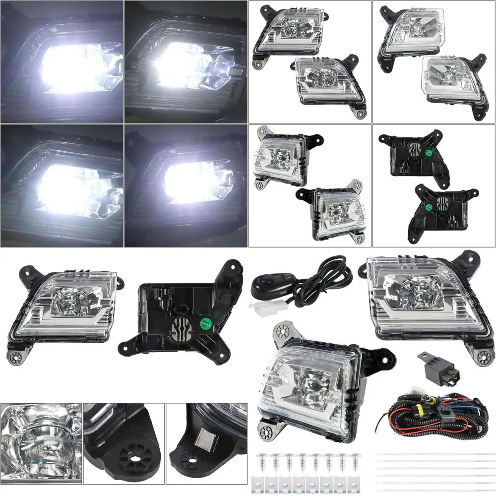 

Замена противотуманной фары в сборе для Silverado 1500/2500HD/3500HD 2019-2021 годов с лампочками, жгутами и комплектом переключателей для водителя и пастби