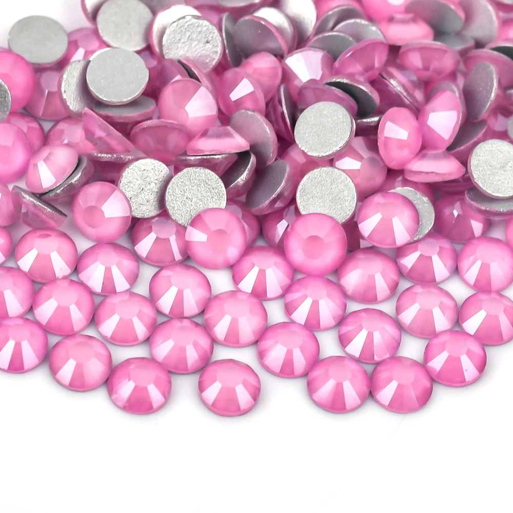 Red Siam Colors  SS3-SS30 Glitter Crystals and Strass Non Hotfix Rhinestones Customized  Flatback For DIY Garment Nails