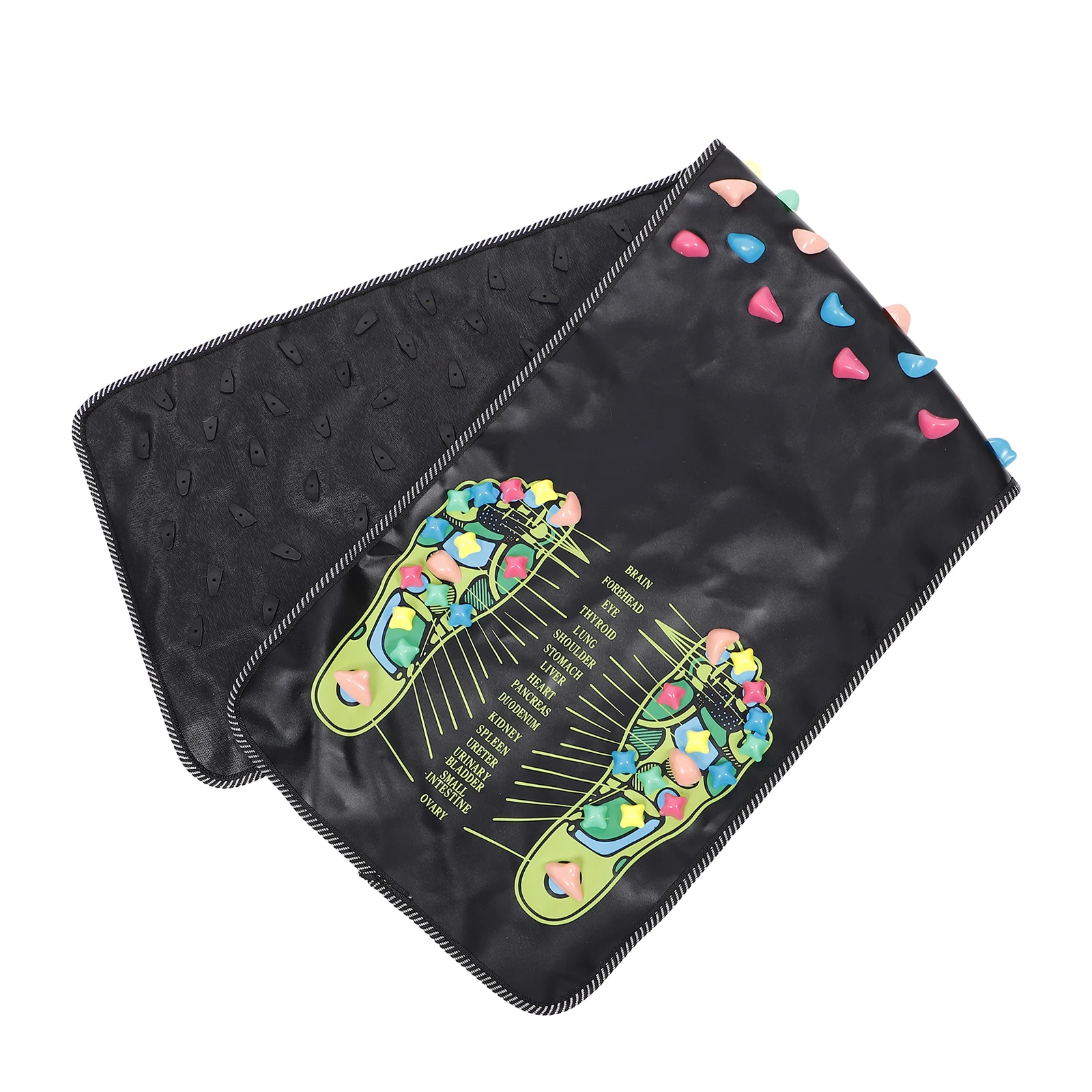 

Массажный коврик для ног, рефлексотерапия, тренировочный коврик для акупунктурных точек, облегчение усталости, домашний салон, коврик для прогулочных точек под давлением