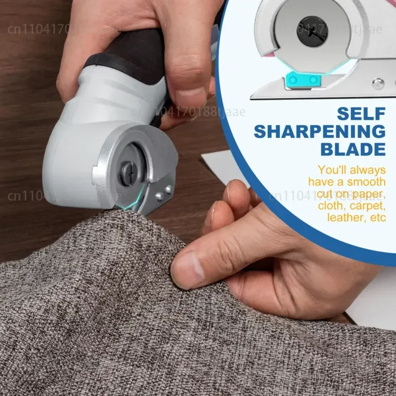 Sewing Studio Electric Rotary Fabric Cutter | Precision Cordless Scissors for Fashion Design