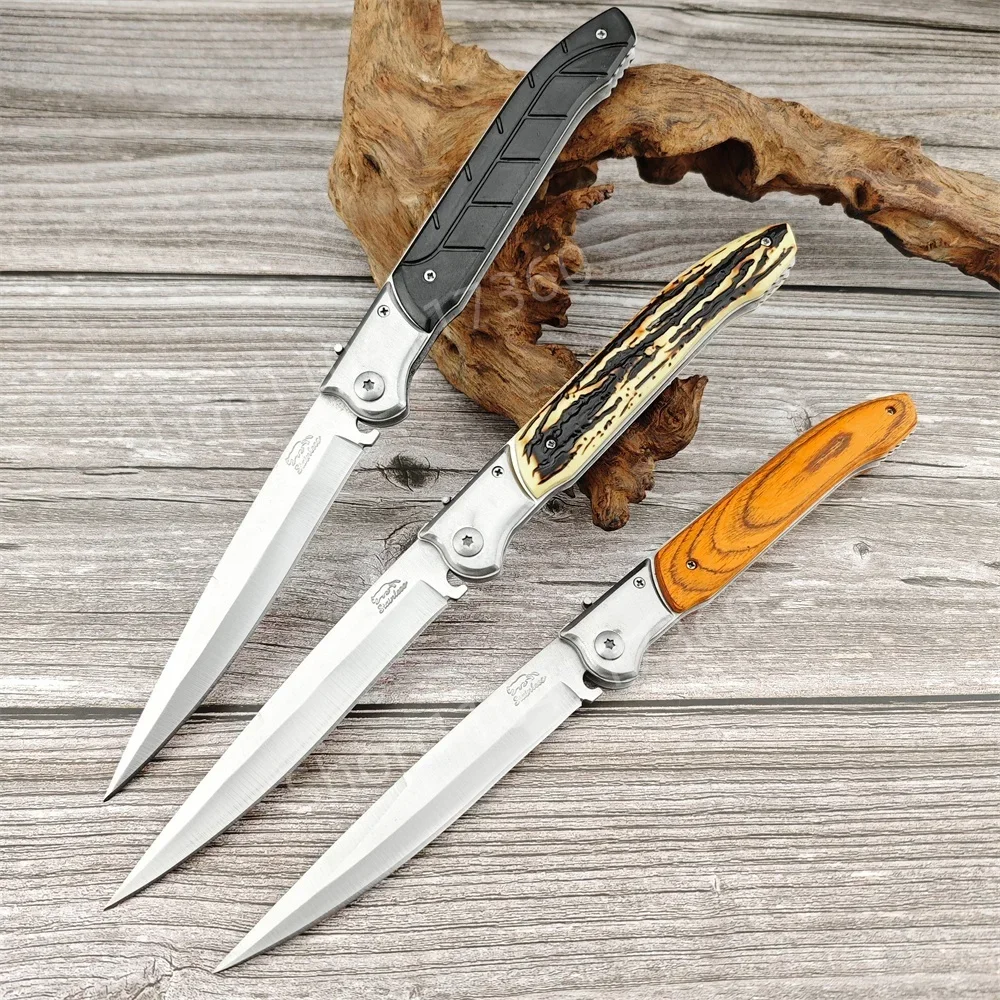 3 Colors Russian Outdoor Folding Knife 420 Steel Blade EDC Pocket Knife Hunting Survival Camping Hiking Cutting Tools