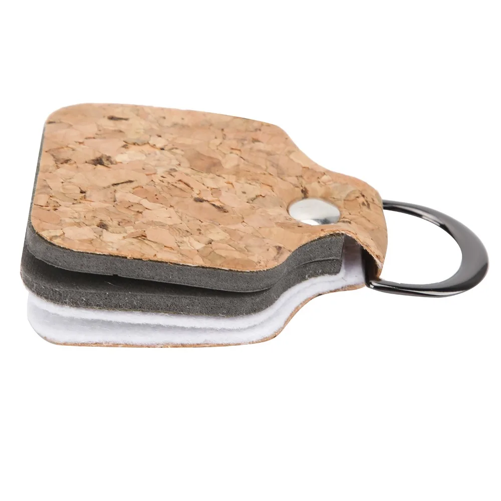 المحمولة 2 في 1 خيط صنارة الصيد الأنظف 57 × 46 مللي متر مع D-مقاطع الصيد زعيم مستقيم البني الصيد زعيم الأنظف يطير الصيد