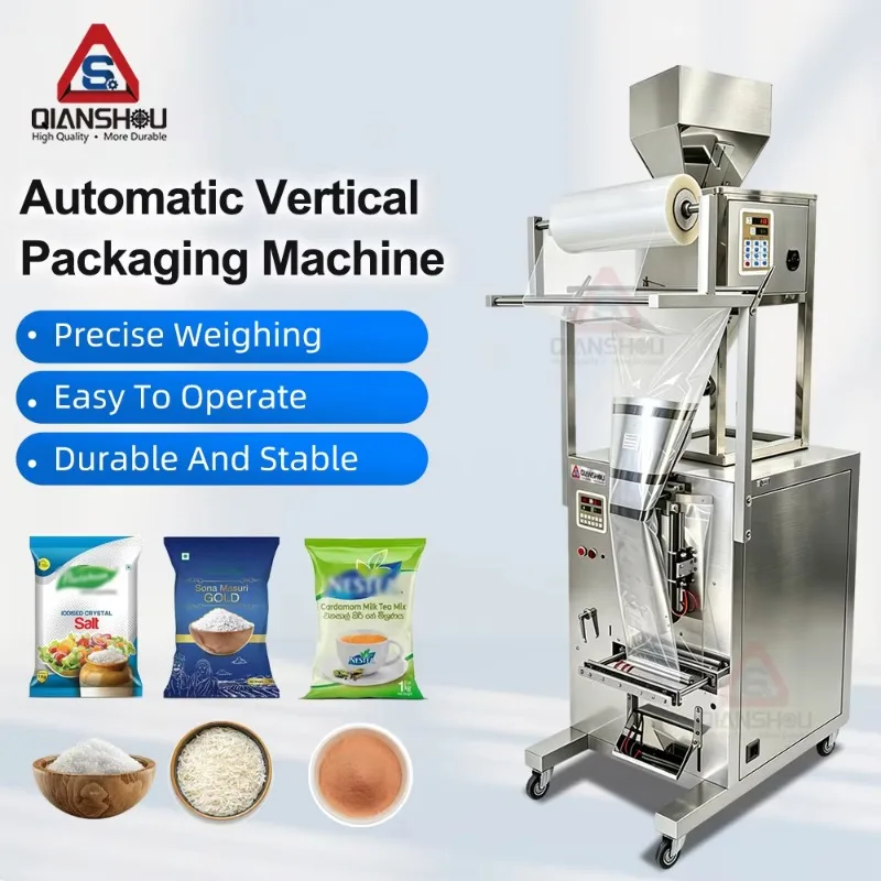 Large Capacity Automatic Vertical 10g-1kg Grain Detergent Rice Coffee Flour Powder Packaging Machine