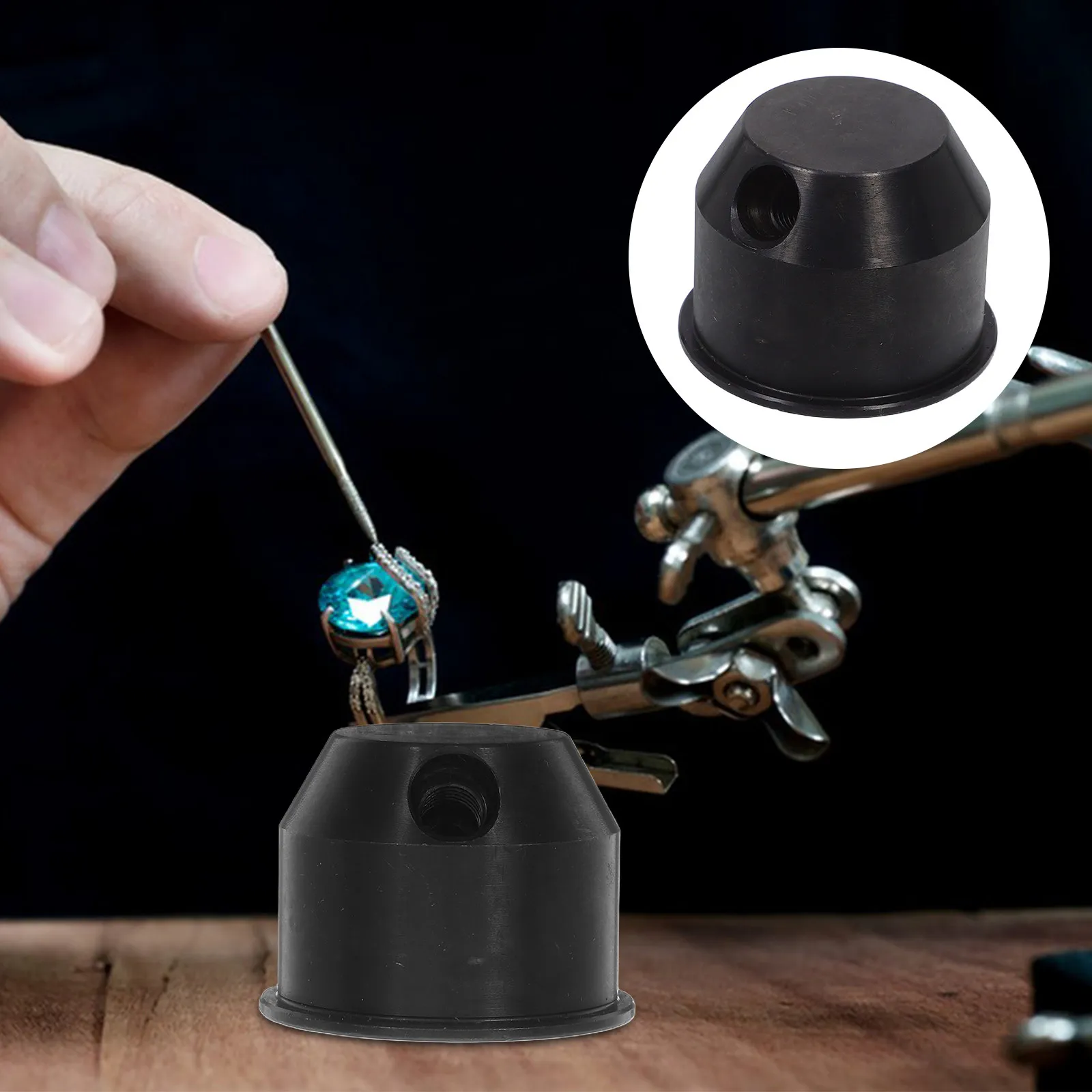 

Ring Bending Machine Handle Connector Manual Jewelry Bender Tool Portable for DIY Jewelry Rings Earrings Metal Wire