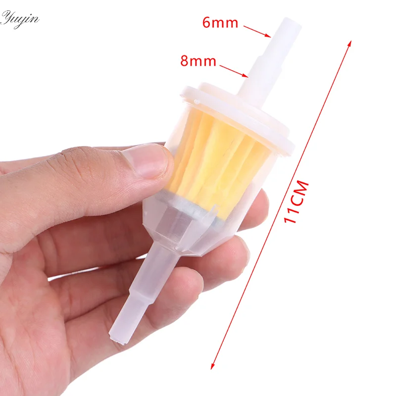 

[CR] 5 шт. линейный газовый/топливный фильтр 6 мм-8 мм 1/4 "для газонокосилки с небольшим двигателем, авто мотоцикл, масляный фильтр