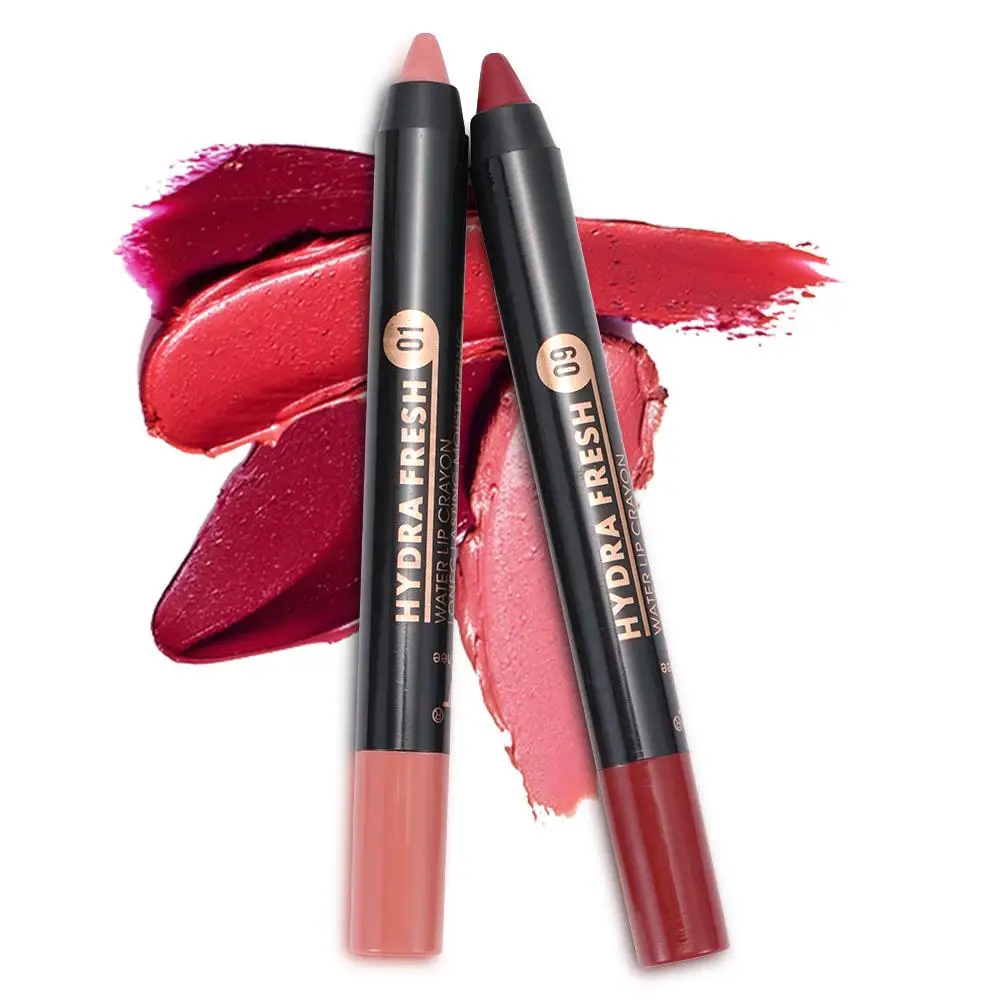 ホットセール　メイクアップ　コスメ　防水　マットリップスティックペンシル　ヌードベルベットリップグロス