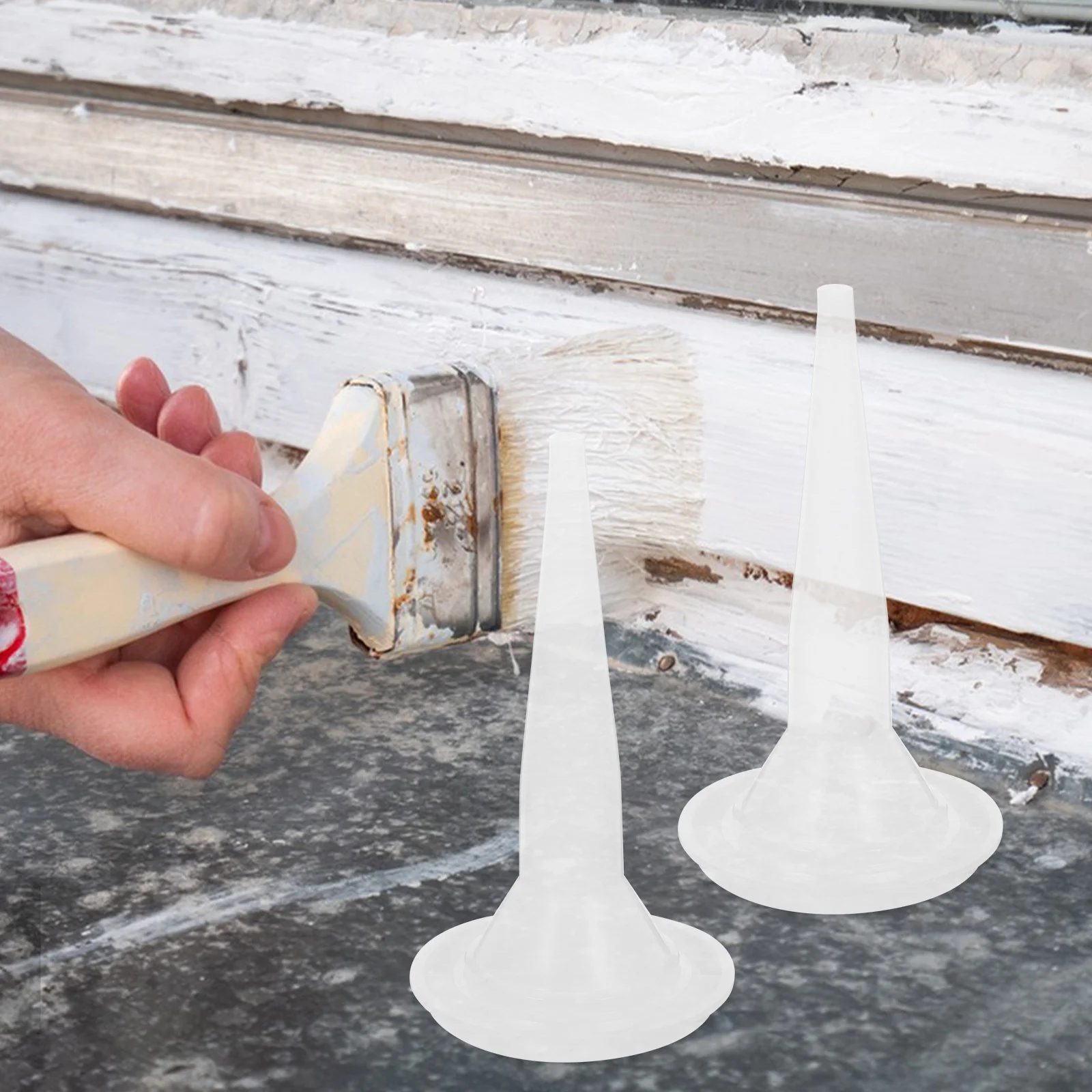 Bico epóxi de 20 peças, tubos de espuma de spray, dispensador de agente selante, fácil uso, projeto de construção, bico de mistura epóxi