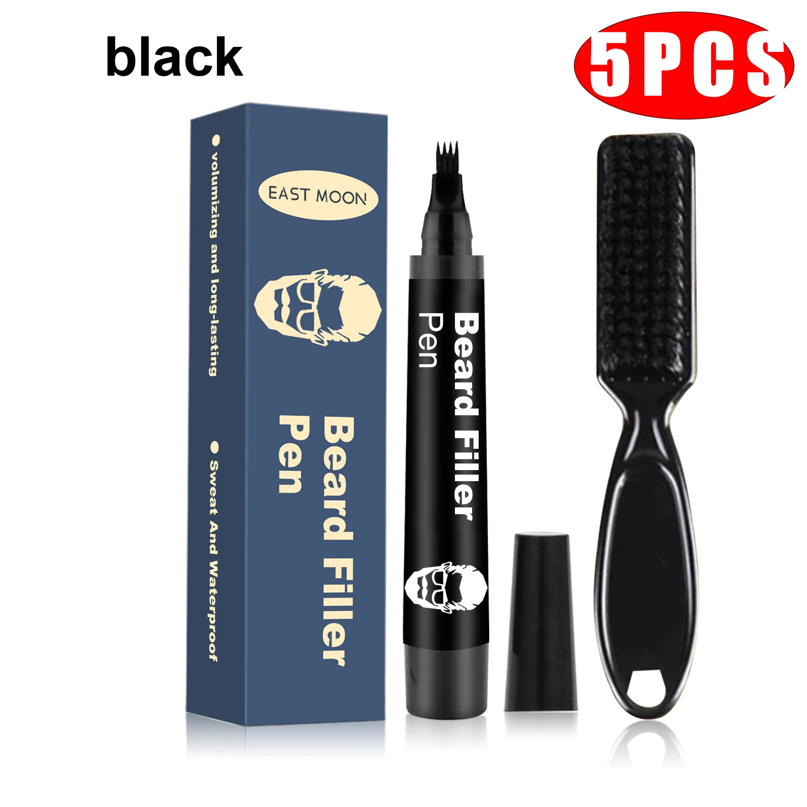 Beard Pen Filler with Brush Kit
