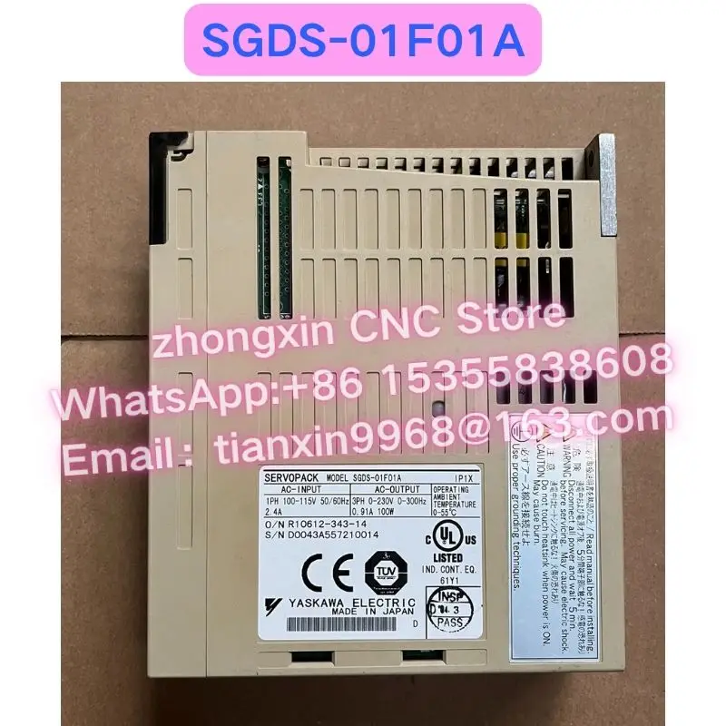 Used SGDS-01F01A servo drive Functional test OK Fast delivery