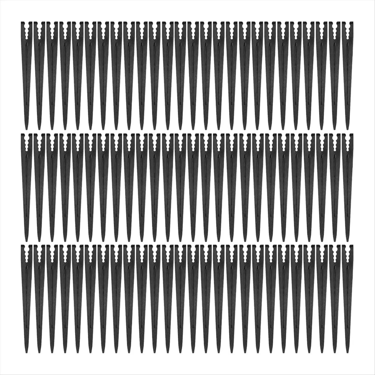 A50U 100 Pcs Drip Irrigation Support Stakes for 1/4 Inch Tubing: 1/4 Inch Drip Tube Holder Stakes for Irrigation Hose Emitter