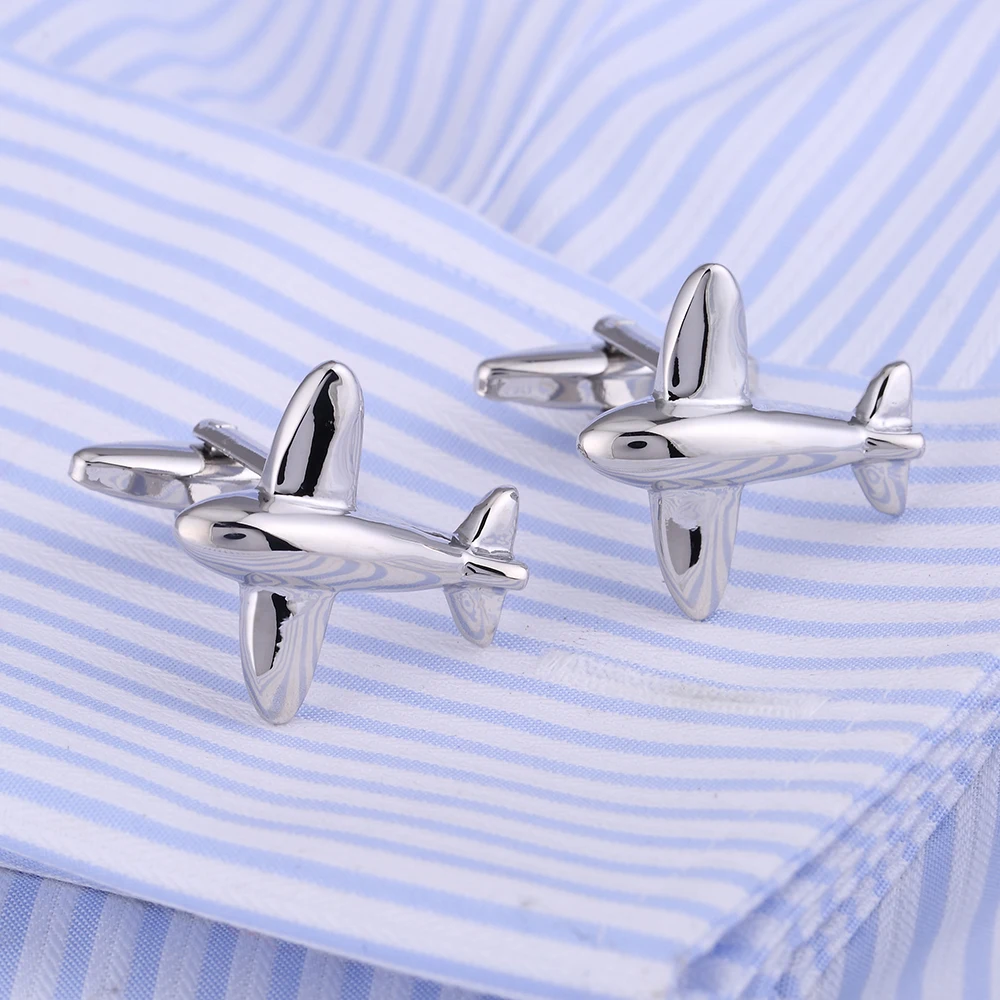 VAGULA Cufflinks Top Luxury Brand Bonito Gemelos gift Party Wedding Funny Plane-style Cufflinks 200