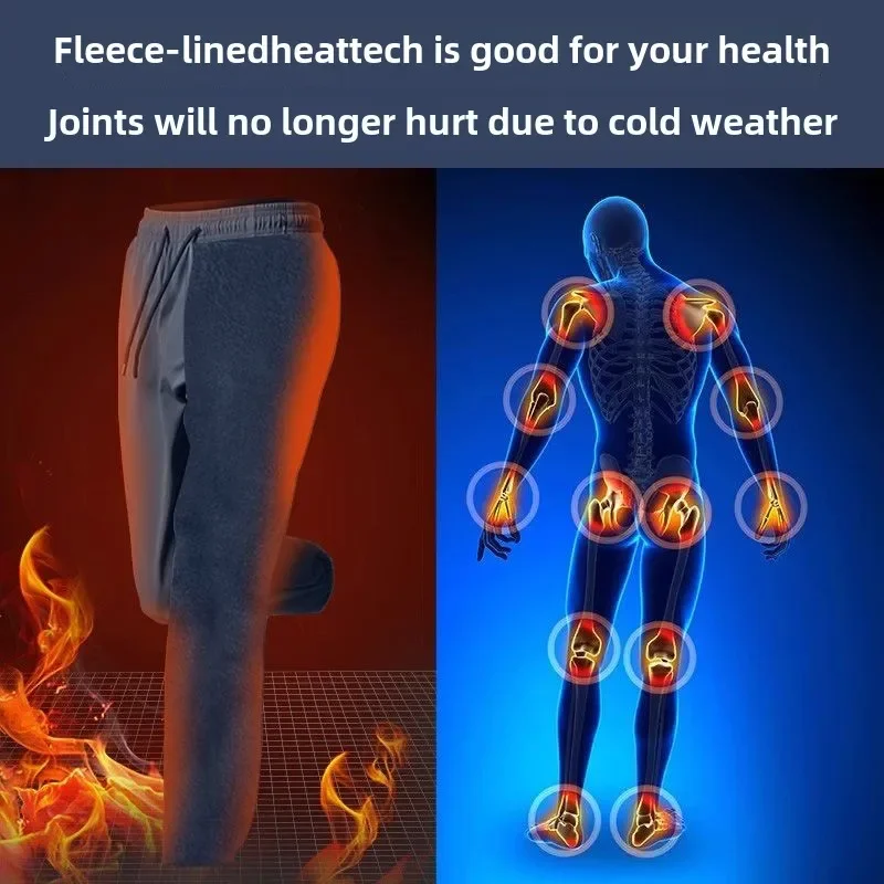 Men's Winter Running Set Plush Warm Thermal Sportswear for Training Fitness Suitable for Track Field Quick-Dry Morning Runs Set