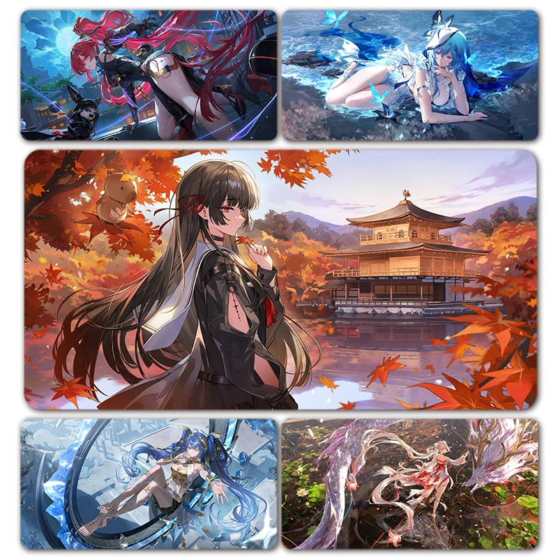 

Wuthering Waves Full Characters Chisa Yinlin Jinhsi Changli The Shorekeeper Design Mouse Pad Mousepad XXL Keyboard Desk Mat