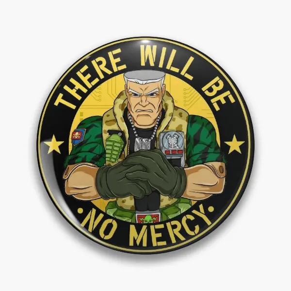 No Mercy Major Chip Hazard  Soft Button Pin Clothes Funny Women Metal Lover Creative Jewelry Gift Decor Collar Hat Badge Cartoon