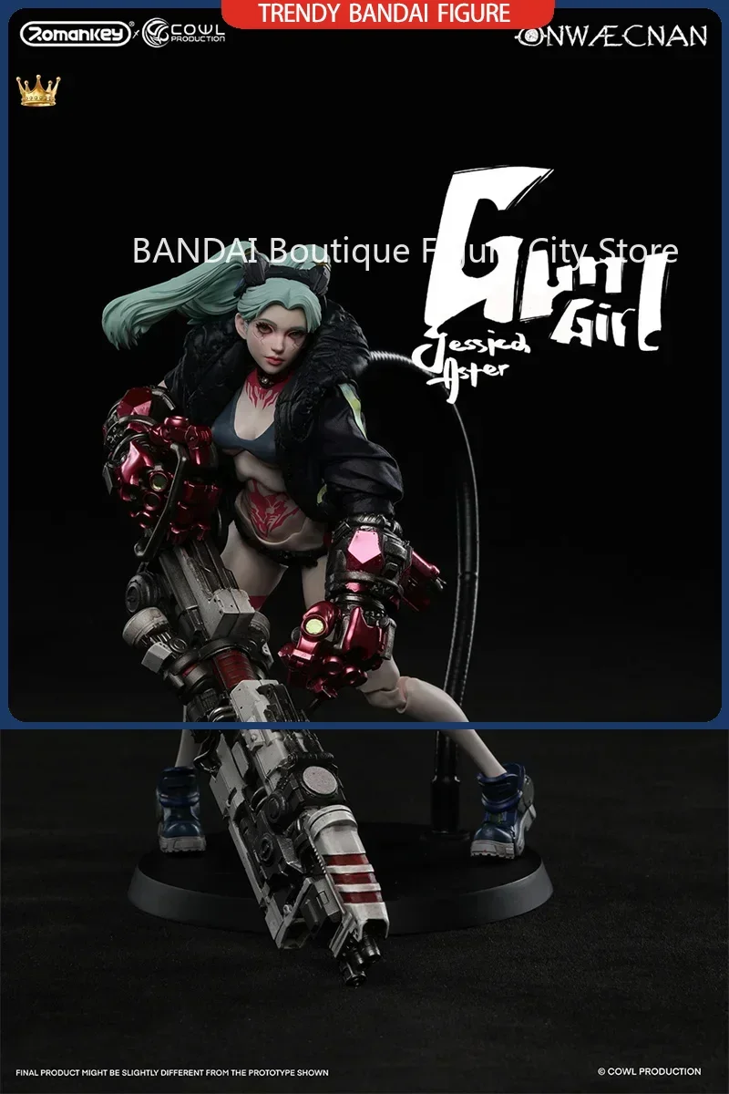 

【In Stock】ROMANKEY Gun Girl Rebecca 1/12 Original Motivated Girl Female Soldier Everyone Doll Model Handmade Gift Collection