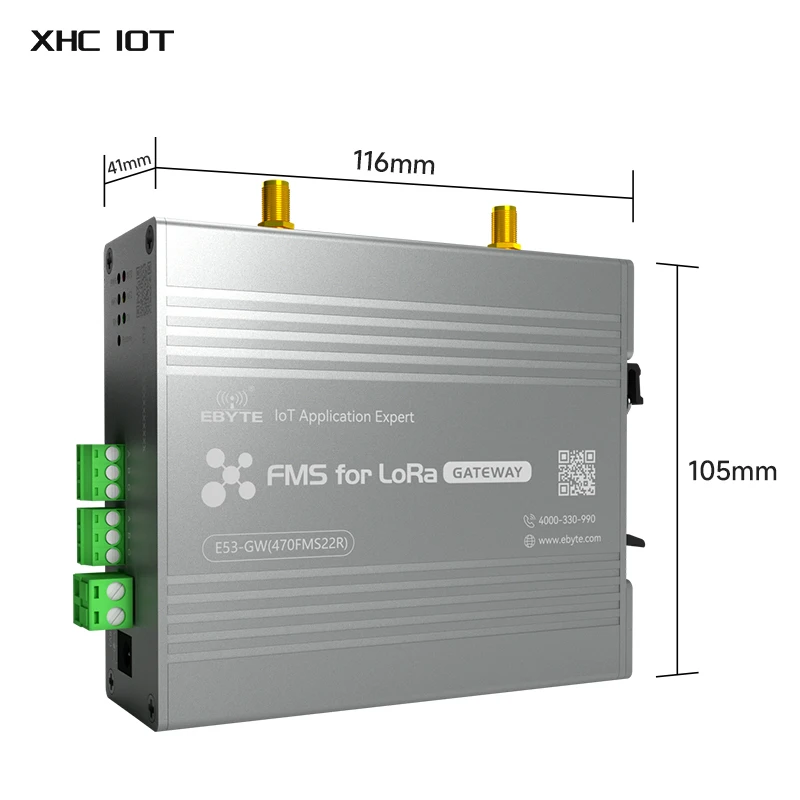 FMS System Gateway Equipment XHCIOT E53-GW(470FMS22R) RS485 22dBm 3Km Self-Organising Networking Star Networking  