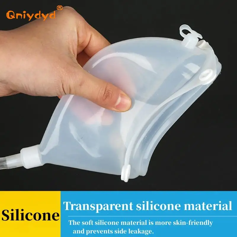 Bedridden Patient Use Liquid Silicone Urinal Incontinence Panty Bag Urine Collection Drainage Bag Airtight Urine Catcher Unisex