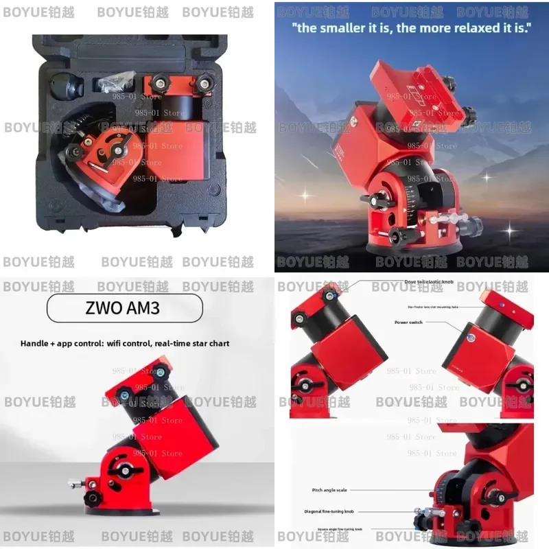 AM3 Harmonic Equatorial Mount - Multi-Function High Load & Precision Astronomy Telescope (Easy Operation)