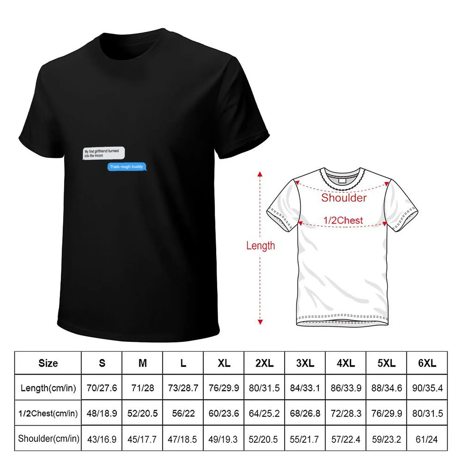 Thats Rough Buddy Quote T-Shirt Basic Lightweight Short Sleeve Tee