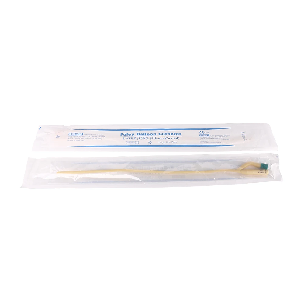 Sterile Silicone Coated Latex Balloon Catheter Hot Selling Medical Catheter Disposable