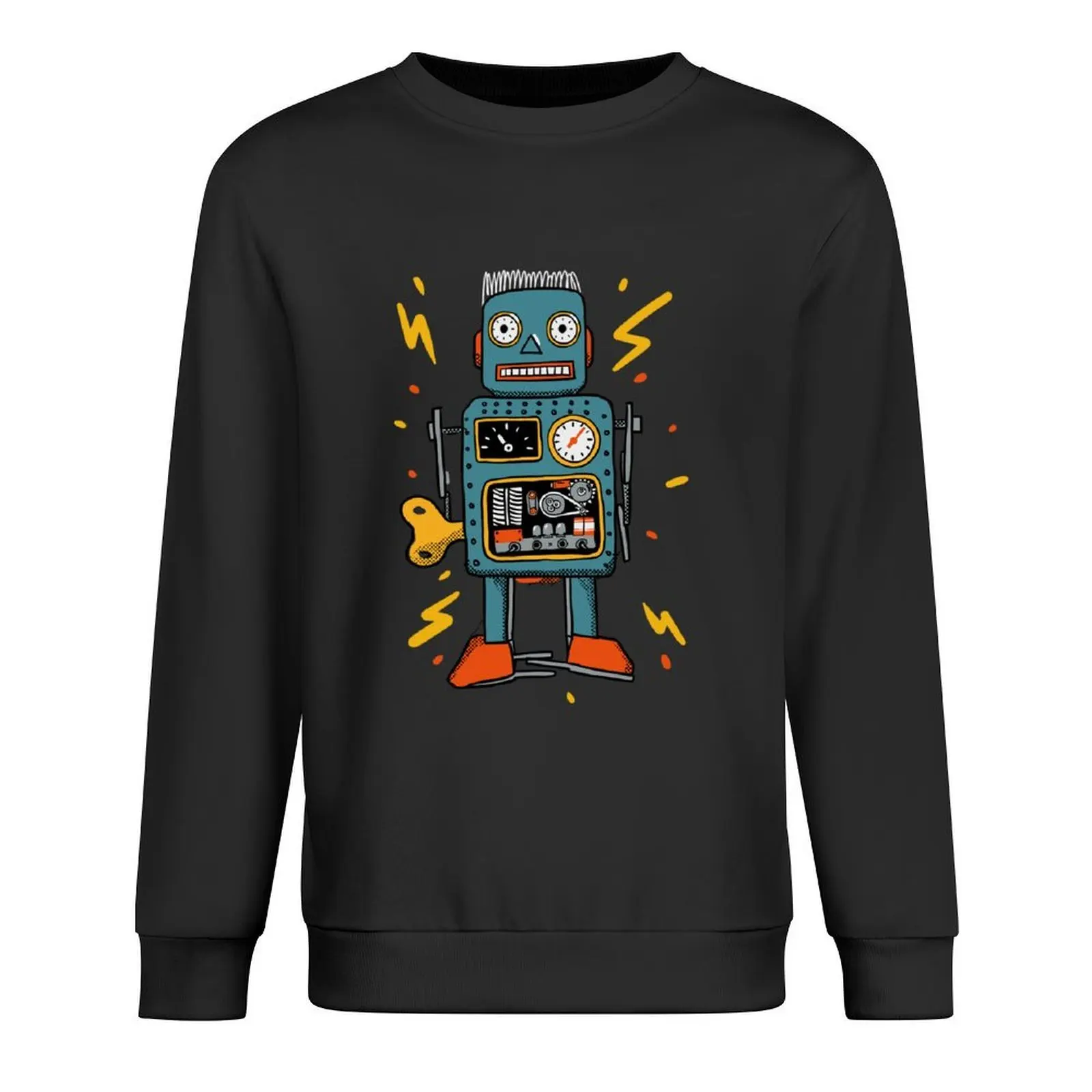 

techno robot Pullover anime clothing tracksuit men blouse autumn new products sweatshirt men