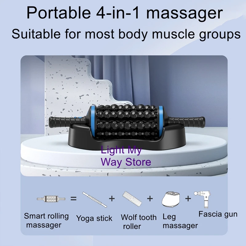 

Abdominal Roller Massager Rebound Abdominal Wheel Roller Abdominal Plantar Fitness Exercise Abdominal Pectoral Muscle