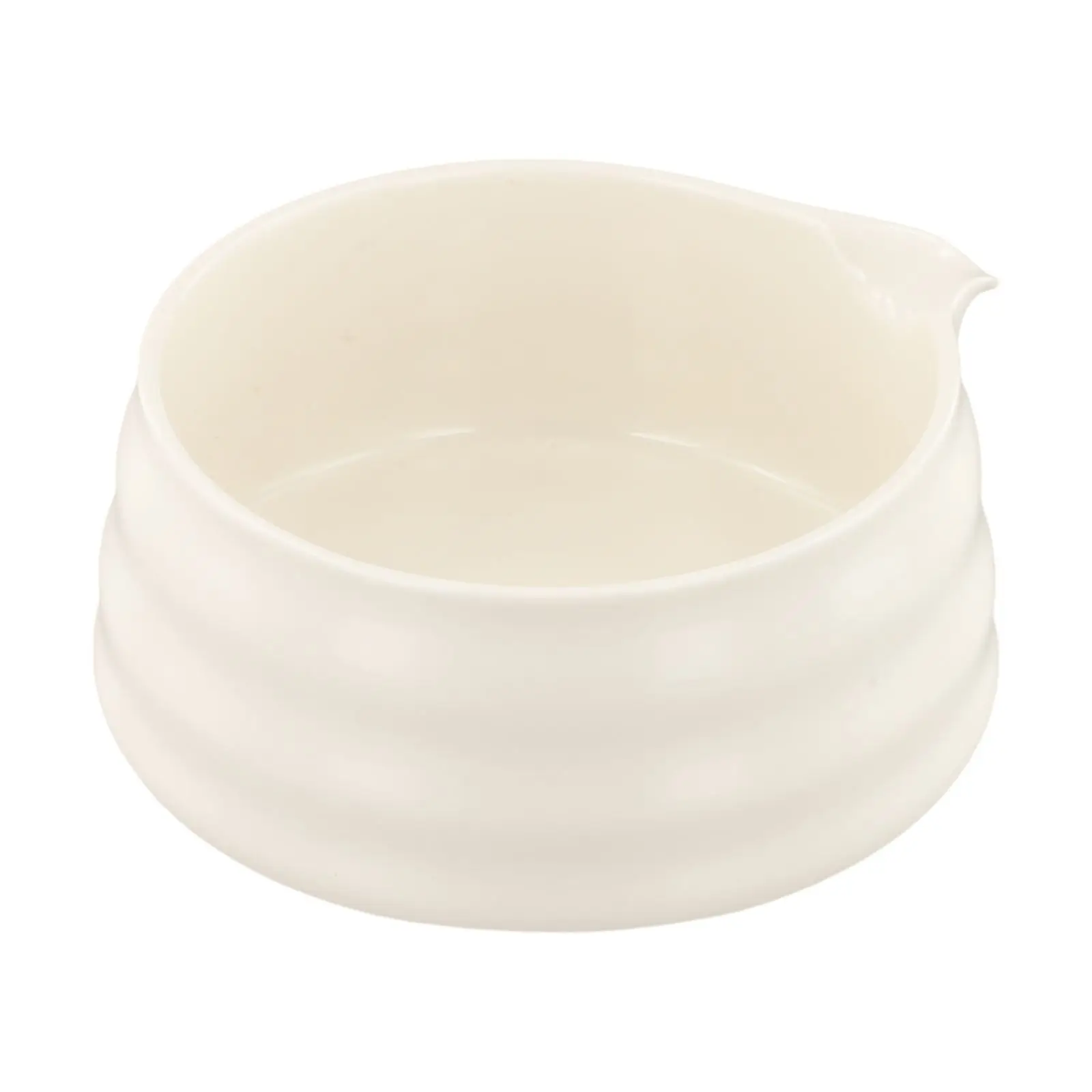 Japanese Style Handcrafted Matcha Bowl Featuring Pouring Spout Crafted from Earthenware for Authentic For Tea Preparation