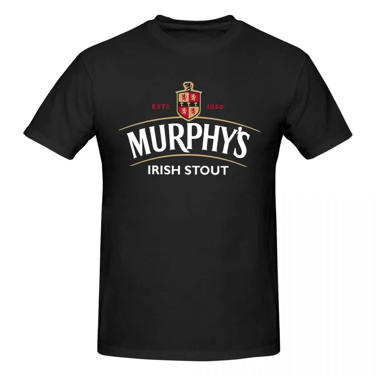 Murphys 1856 Men T-Shirt Fashion Plus Size T Shirts Men's Crew Neck Cotton Tees Short Summer Male