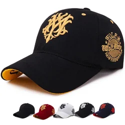 Men's Korean embroidery Totem fashion outdoor leisure sports duck cap Sun cap baseball cap outdoor cap fishing cap