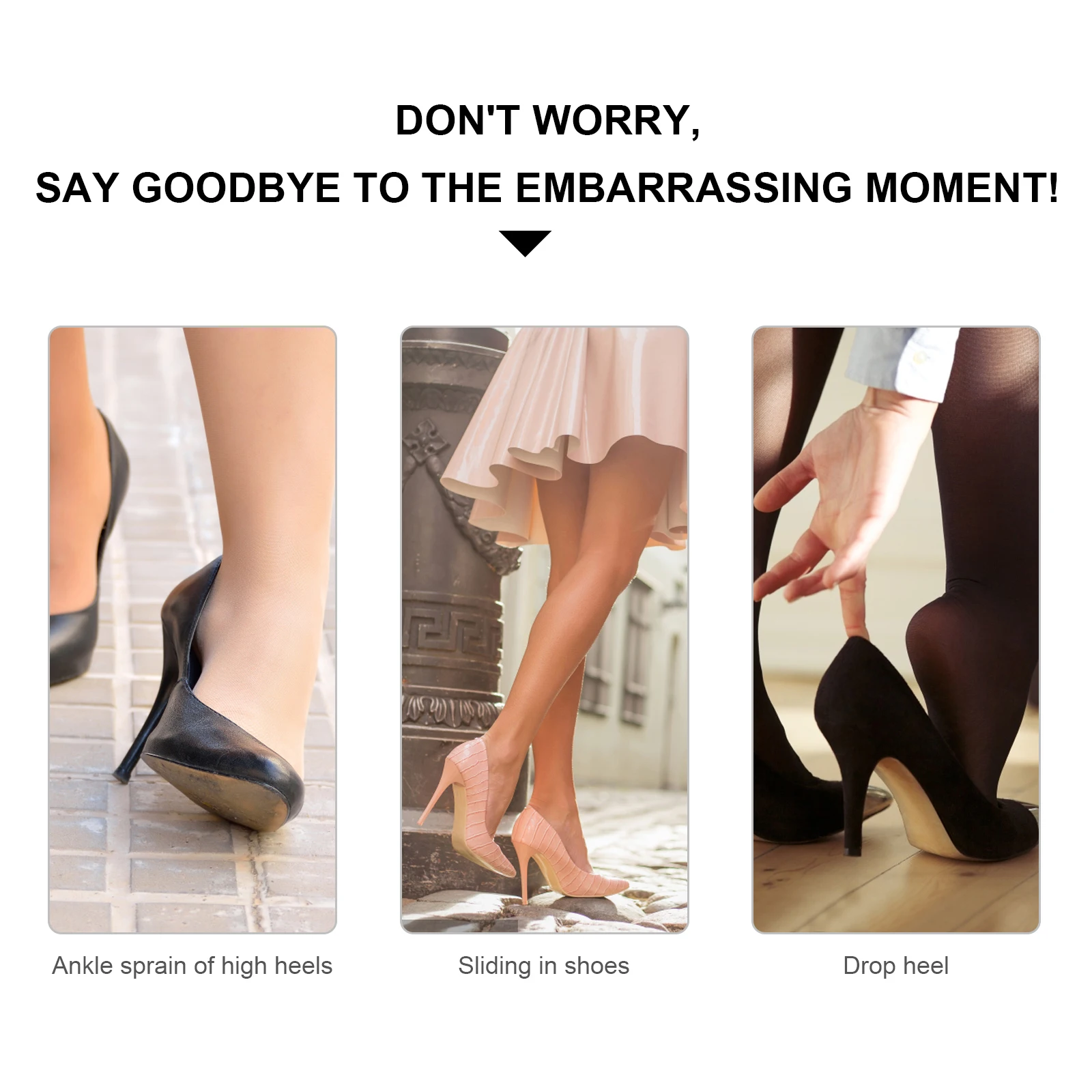 

Elastic Anti Falling Shoe Straps for High Heels Ankle Shoelace Durable Material Fixing Strap Glamorous Heel Accessories