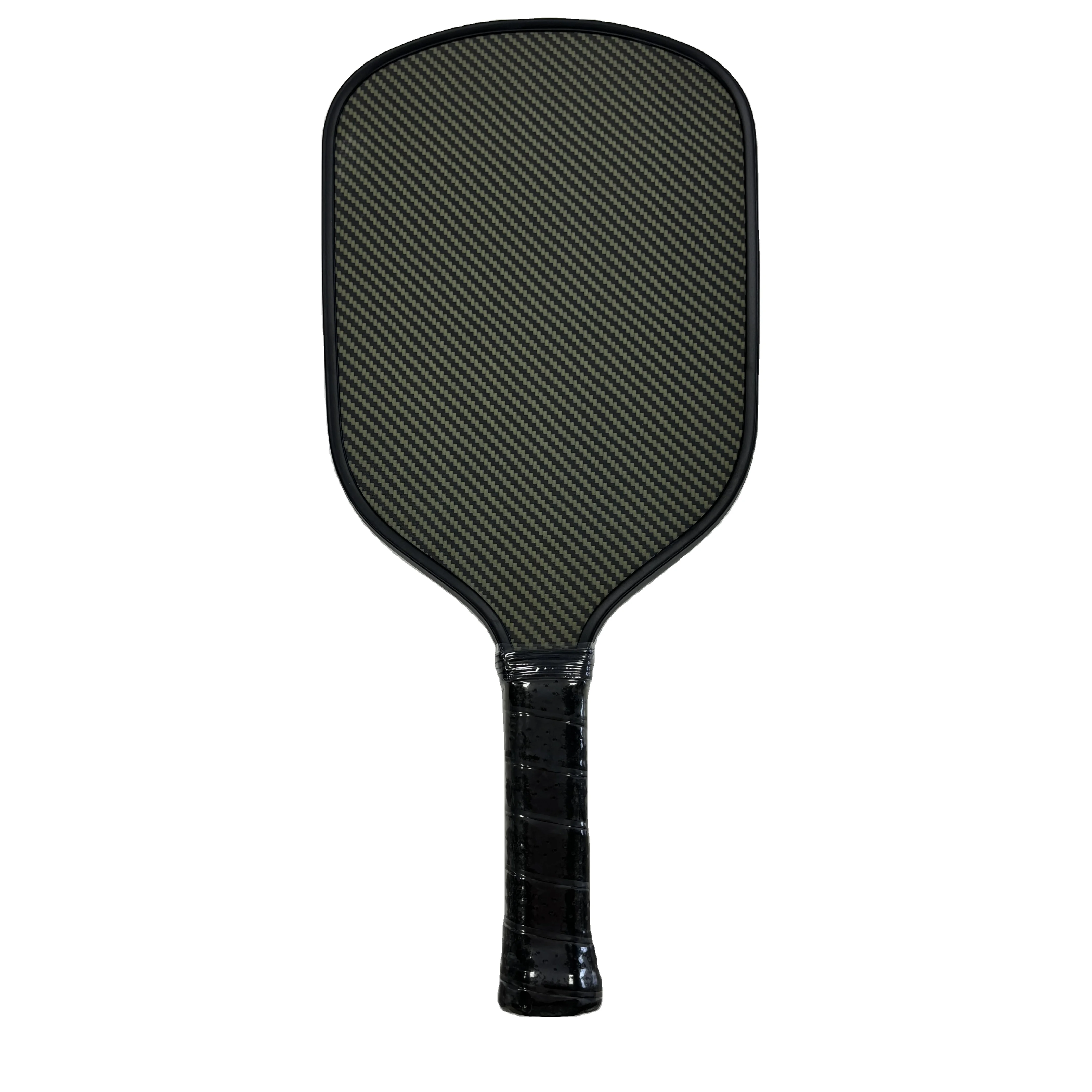 

Custom 18K & 3K T700 Carbon Fiber 16mm Thick Thermoformed Pickleball Paddle With Rough Surface USAPA Professional for Sports