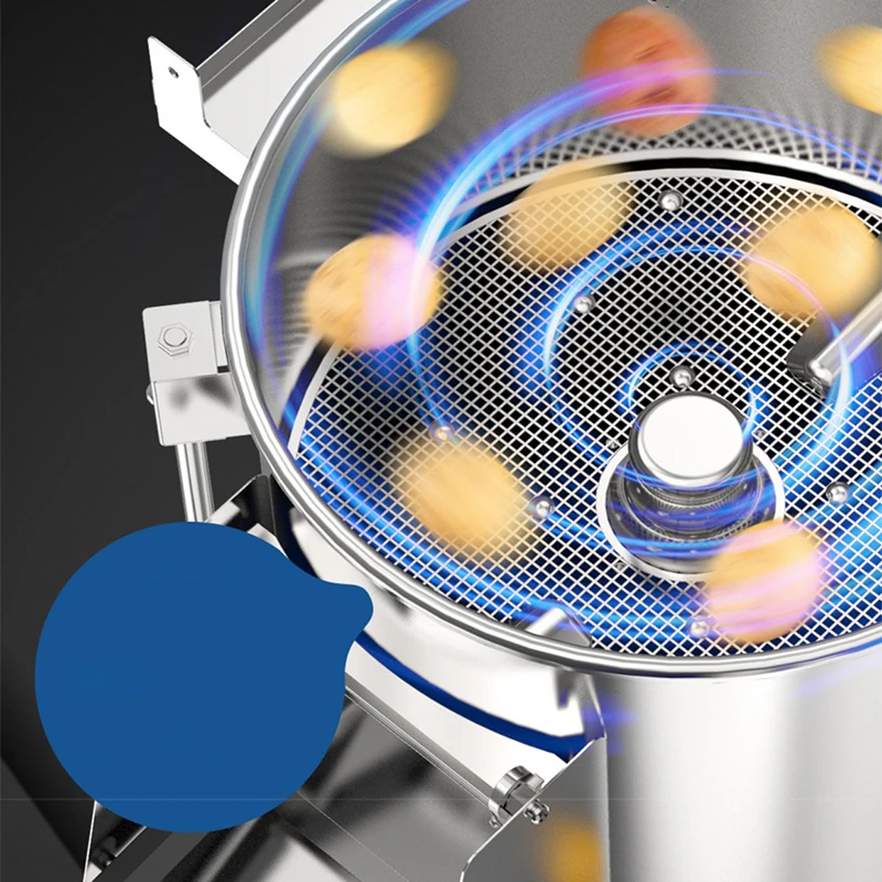 

70-100kg/h Stainless Steel Commercial Potato Peeling Machine PP5ST Automatic Peeling Machine Carrot/Ginger/Radish Peeling Proces