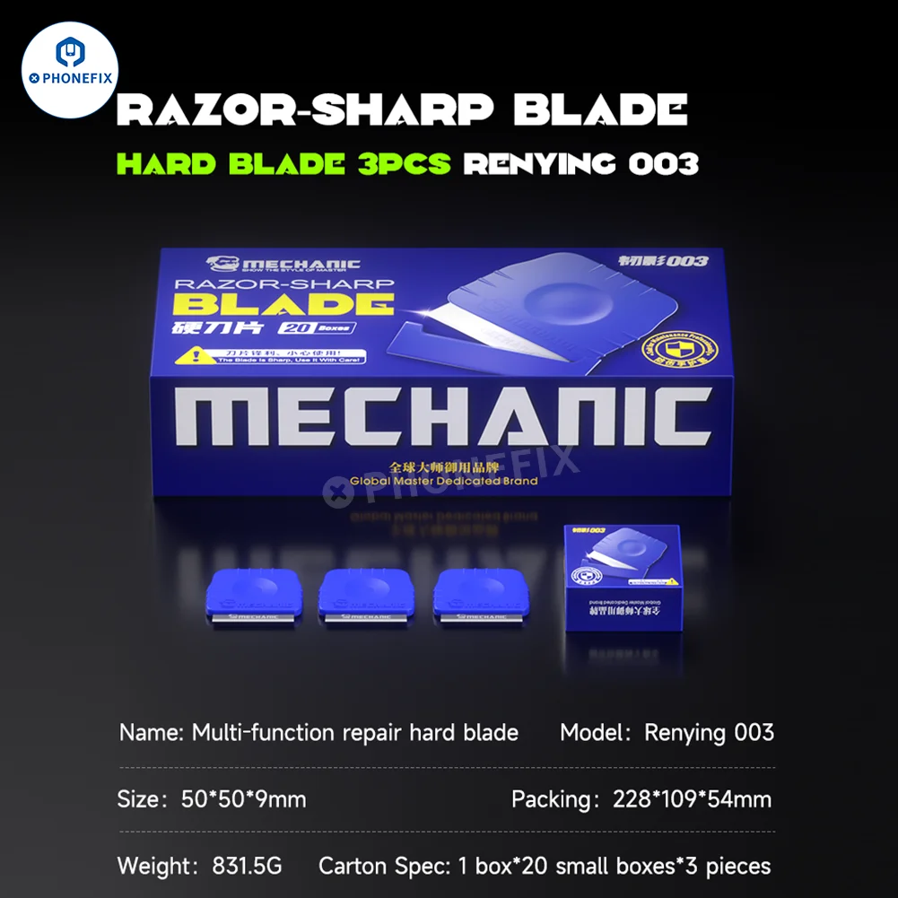 Imagem -06 - Mecânico Multi-function Razor-sharp Blade Tela Lcd Desmontar Openning Side Remoção de Cola Reparo do Telefone Tool Conjunto Mão Pcs