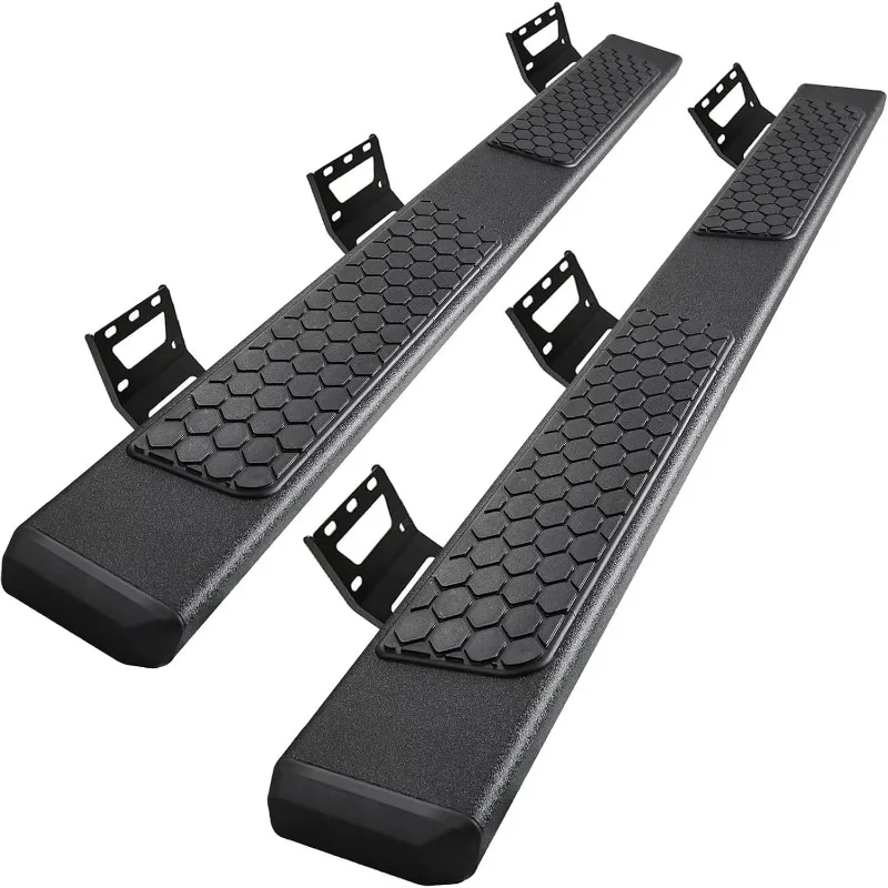 

COMNOVA Side Steps Running Boards Crew Cab New Body Style. 6.5 Inch Ram Rock Sliders Nerf Bars with Honeycomb Step Pad.