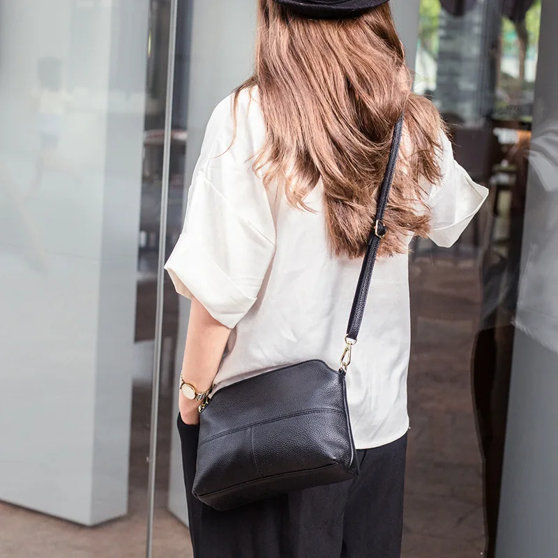 

Женские сумки, модная сумка-мессенджер из натуральной кожи, маленькая сумка через плечо, элегантные сумки-ракушки, женские дневные клатчи